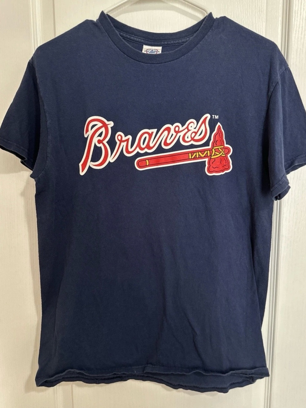 Atlanta Braves Graphic Short Sleeve Tee - Navy